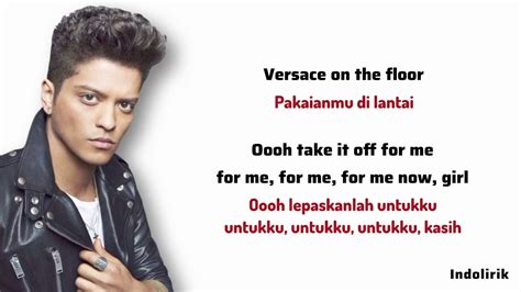 bruno mars versace floor m4a|lirik versace on the floor.